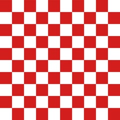 市松模様（赤）