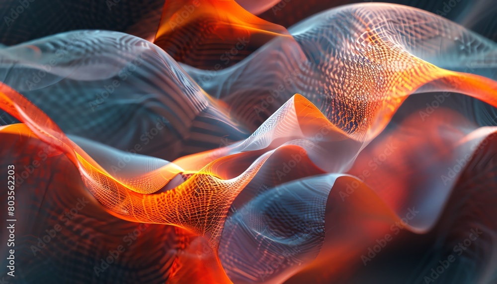 Poster transform abstract psychological ideas into a digital masterpiece using cg 3d infuse dynamic shapes