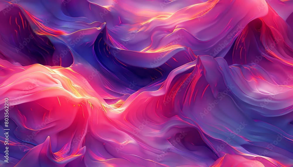 Poster transform abstract psychological ideas into a digital masterpiece using cg 3d infuse dynamic shapes