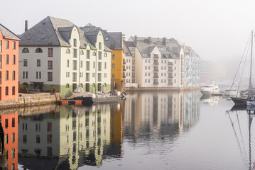 Alesund downtown views, Norway