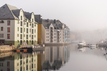 Fototapeta premium Alesund downtown views, Norway