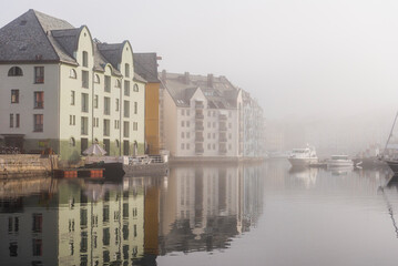 Alesund downtown views, Norway