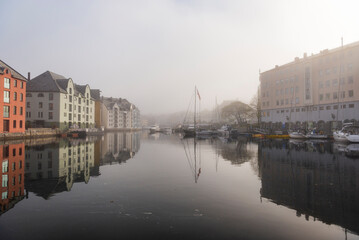 Alesund downtown views, Norway