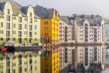 Obraz premium Alesund downtown views, Norway