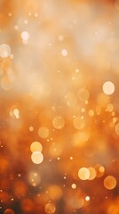 A blurry orange background with many small circles, bokeh backdrop