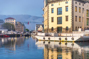 Alesund downtown views, Norway