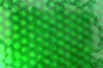 A vibrant, abstract mosaic of intersecting shapes and lines in a kaleidoscope of hues. Blurred edges create a mesmerizing, out-of-focus effect, with shimmering gradients of different colors.