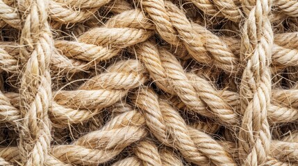 Thin rope texture design for business cards, flyers, tiles, and textile printing. Ai Generated.