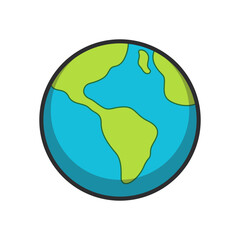 Earth planet vector illustration 