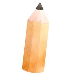 Pencil watercolor clipart
