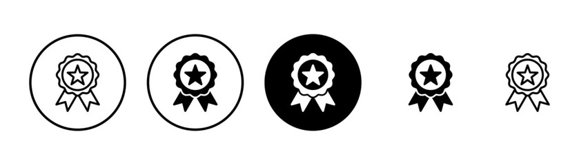 Achieve icon vector isolated on white background. Award vector icon. medal Vector icon . Achievement. stamp