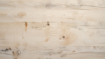imagine A bird's eye view of an empty wooden backdrop in a light birch color.