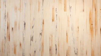 Naklejka premium imagine A bird's eye view of an empty wooden backdrop in a light birch color.
