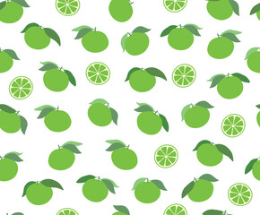 A sour green tangerine pattern.