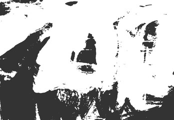 Obraz premium Grunge brush texture white and black. Distress Grainy Grungy Effect