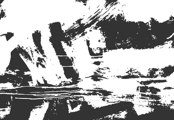 Naklejka premium Grunge brush texture white and black. Distress Grainy Grungy Effect