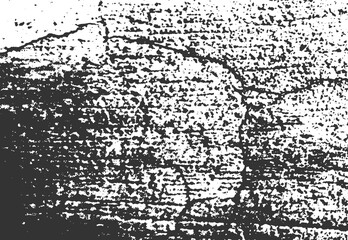 A grungy, brush, black and white texture. Vector. Dust Overlay Distress Effect