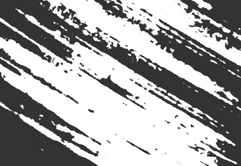 A grungy, brush, black and white texture. Vector. Dust Overlay Distress Effect