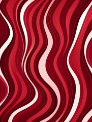 Simple lines, rich cherry colors, monochrome, highres seamless pattern for refined ceramic prints ,  pattern
