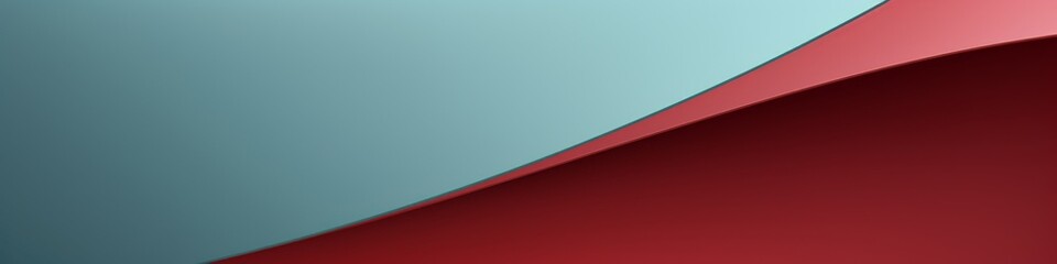 Minimalistic Garnet Red, Steel Blue colors wavy wallpaper with clean lines and bold colors, contemporary design, banner
