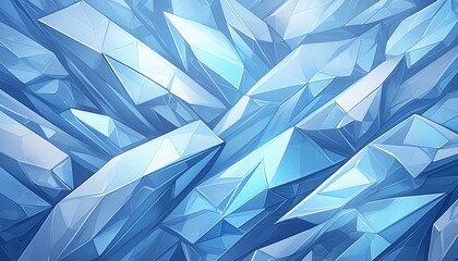 High-definition backgrounds showing detailed ice crystals, offering a cool, crisp aesthetic. 