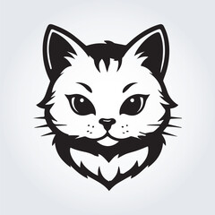 cute cat logo