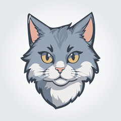 cute cat logo