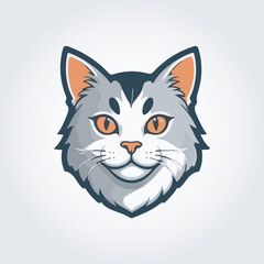 cute cat logo