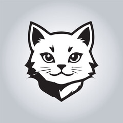 cute cat logo