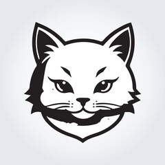 cute cat logo