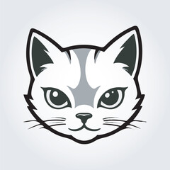 cute cat logo