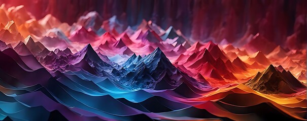 Obraz premium Digital background for technology, AI, data, audio, graphics, and etc