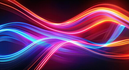Fototapeta premium abstract colorful wave background.