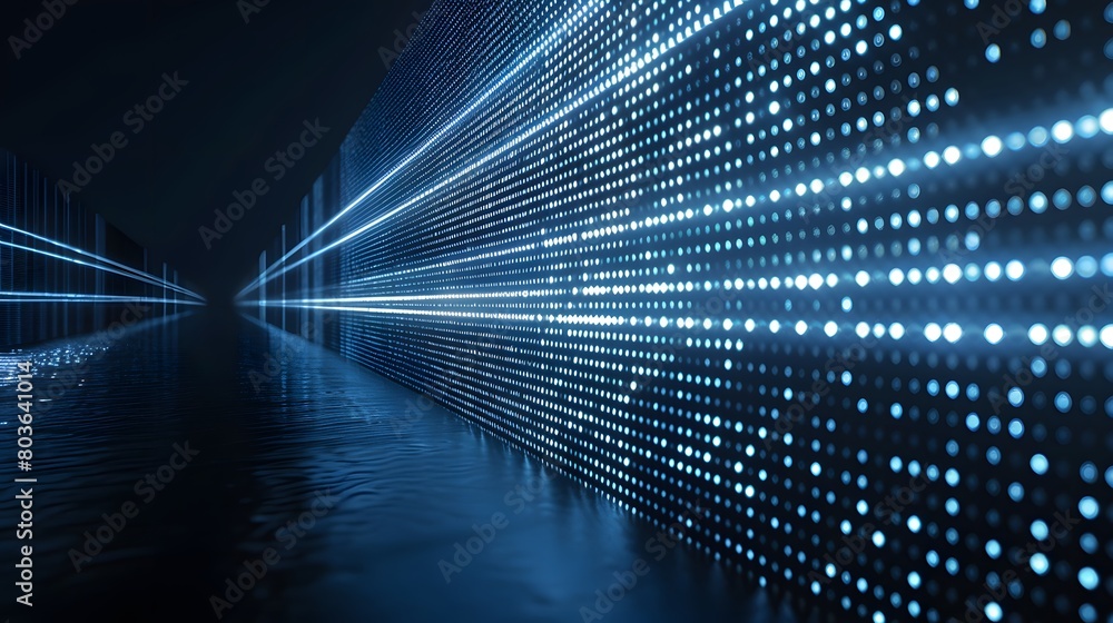 Poster binary background