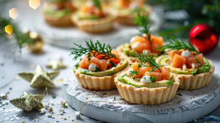 Salmon & Avocado Cream Cheese Delights