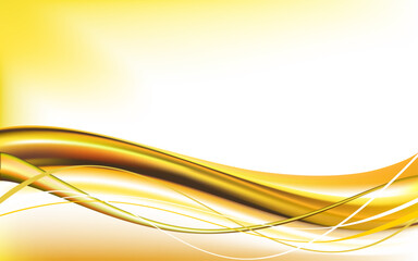 金色のグラデーション　輝く　シンプル　背景　フレーム　ベクター