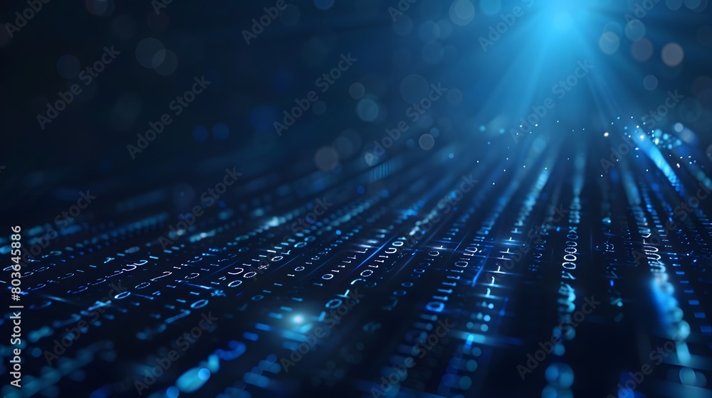 Poster binary background