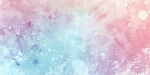 Fototapeta premium A dreamy splash of pastel hues and bokeh lights evoking a soft artistic vibe