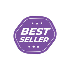 Best seller icon, Top selling badge label design template