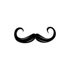 Moustache Silhouette Illustration