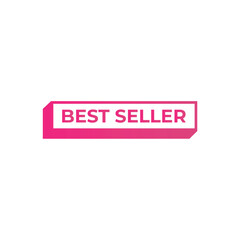 Best seller icon, Top selling badge label design template