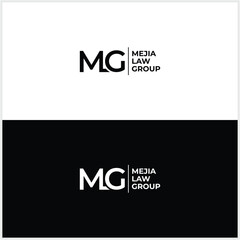 Fototapeta premium initial MLG letter logo