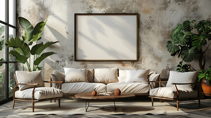 Contemporary living room background