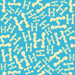 Abstract Letter H Vector Seamless Pattern