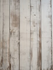 Whitewashed wooden fence texture 3d rendering , wallpaper texture. 