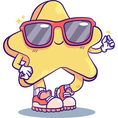 Naklejka premium emoji cartoon object illustration