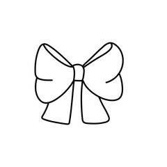 Ribbon bow doodle 