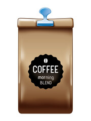 袋に入ったコーヒー豆