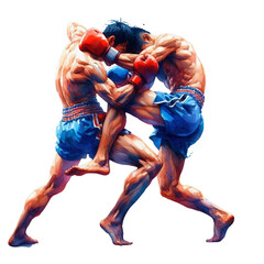 A Muay Thai fighter