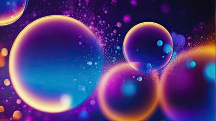abstract background with bubbles